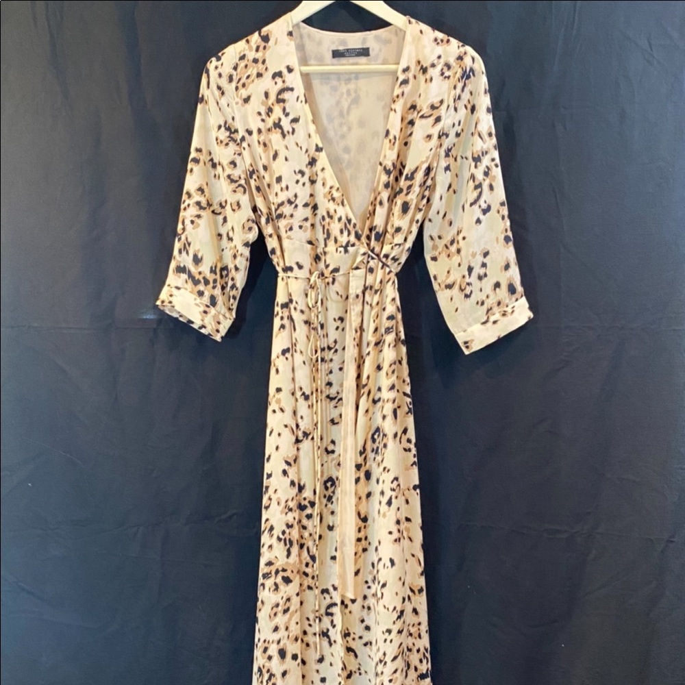 Wrap around dress.